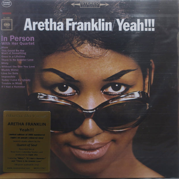 Aretha Franklin 'yeah!!!' 180g Purple Vinyl Lp 