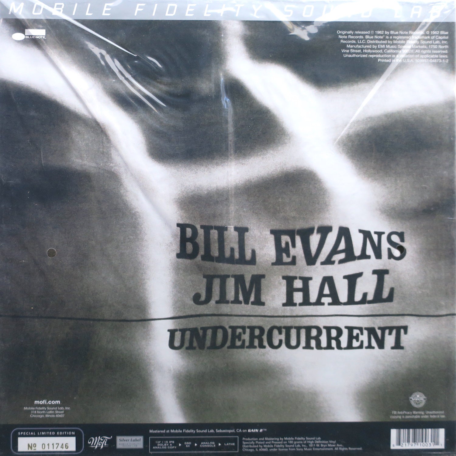 BILL EVANS & JIM HALL 'Undercurrent' MFSL Mobile Fidelity 180g