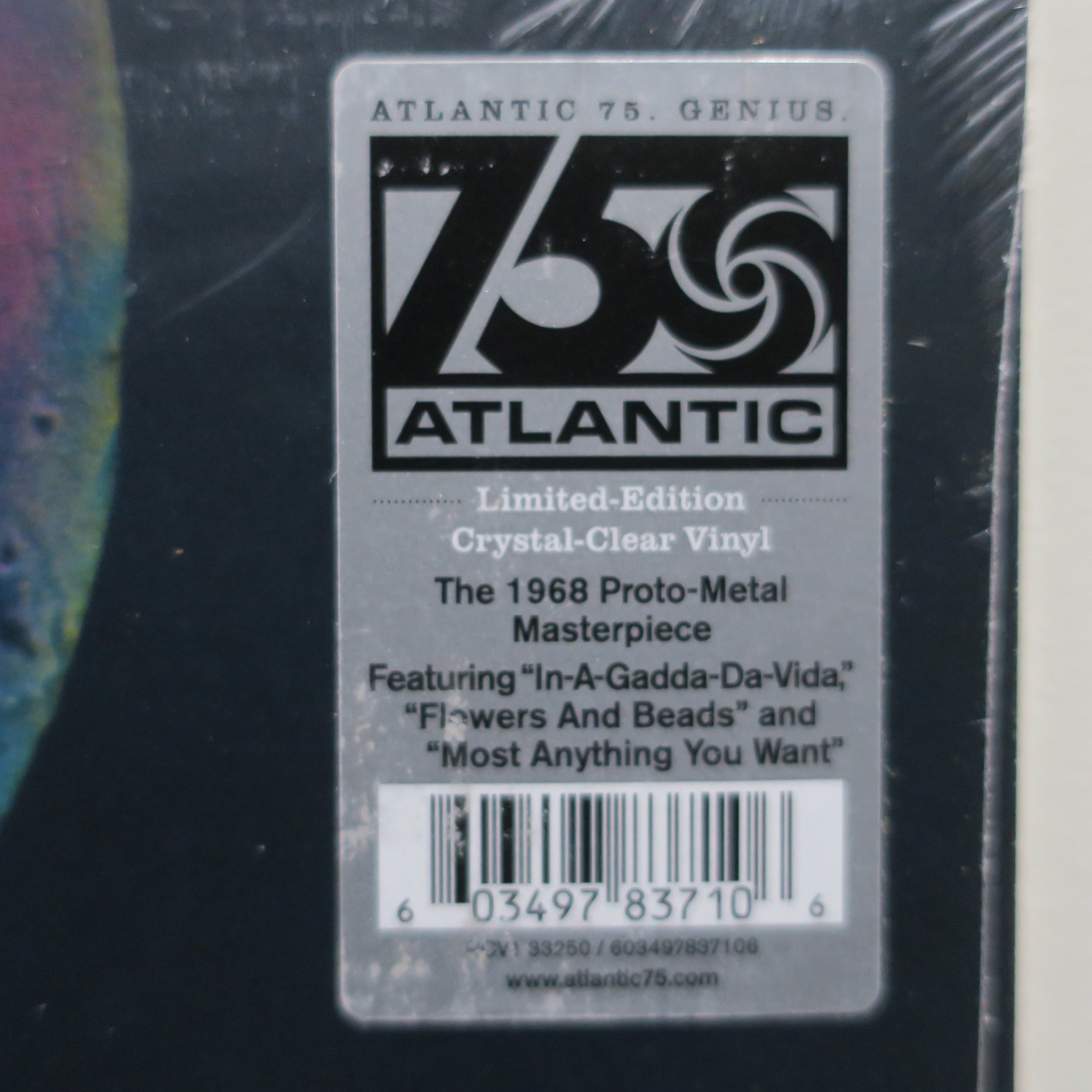 IRON BUTTERFLY 'In-A-Gadda-Da-Vida' CLEAR Vinyl LP – GOLDMINE RECORDS