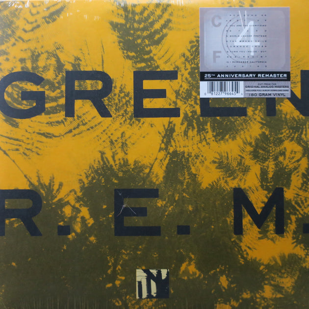 REM 'Green' 25th Anniversary 180g Vinyl LP | GOLDMINE RECORDS