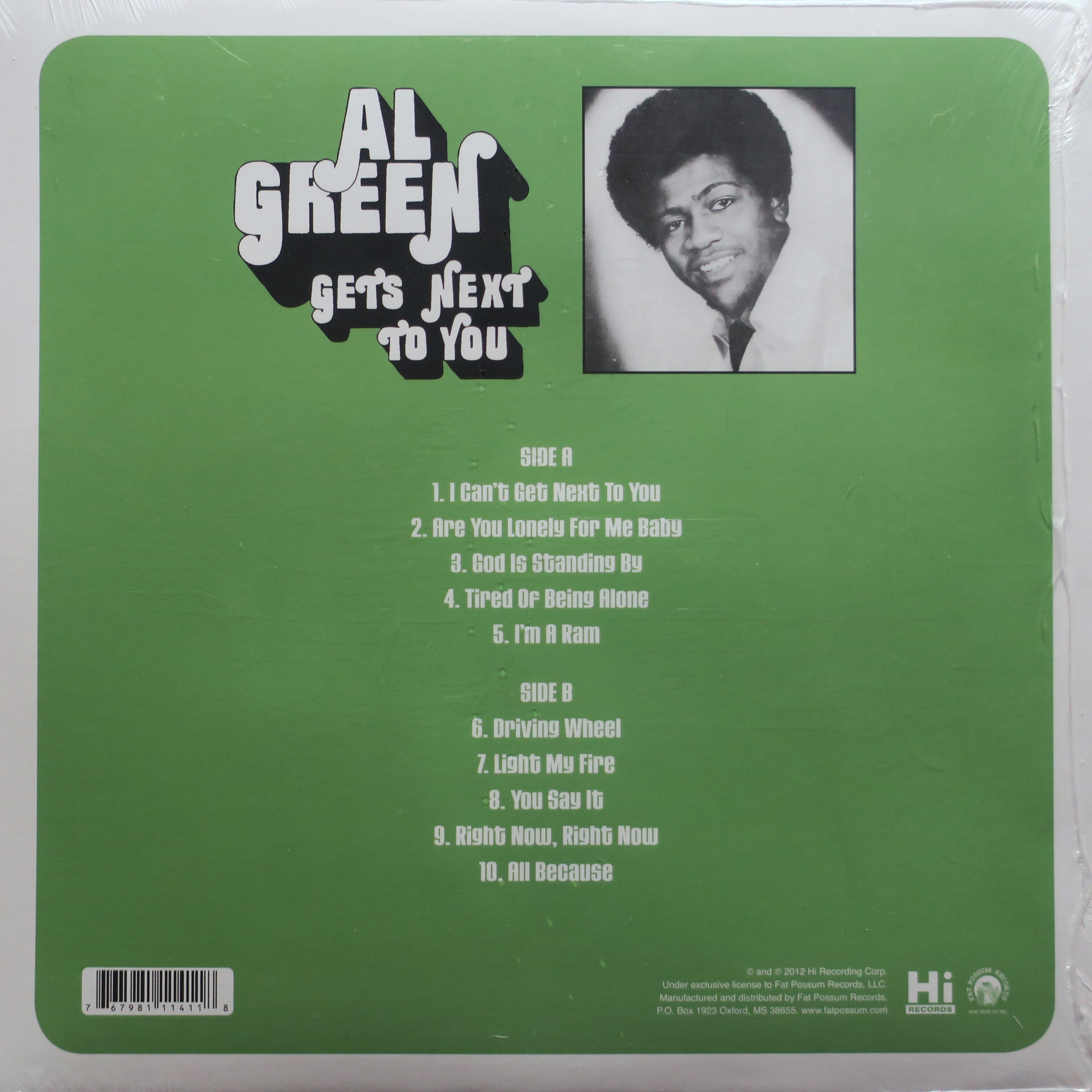 AL GREEN 'Gets Next To You' Vinyl LP – GOLDMINE RECORDS