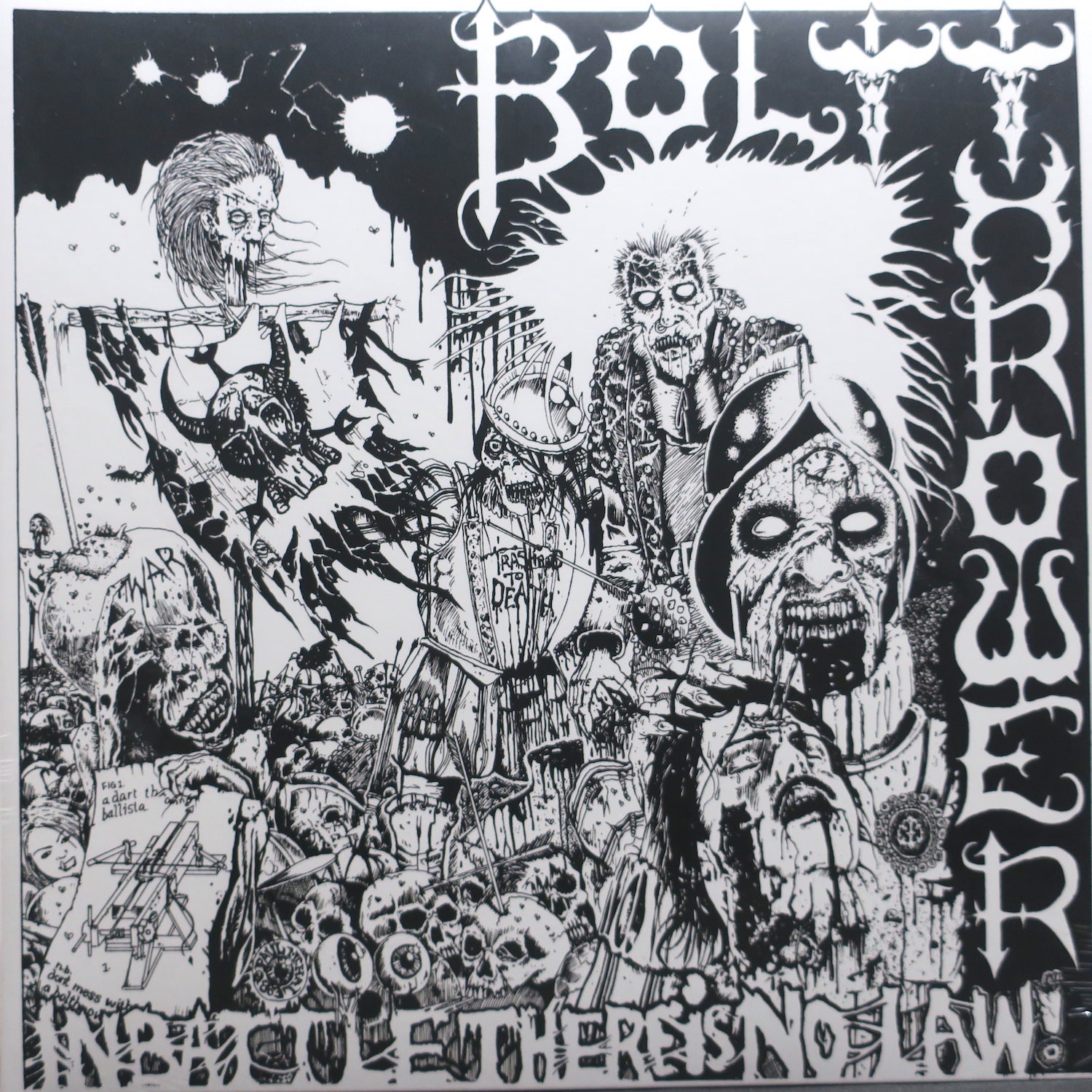 BOLT THROWER 'In Battle There Is No Law' Vinyl LP (1988 Death