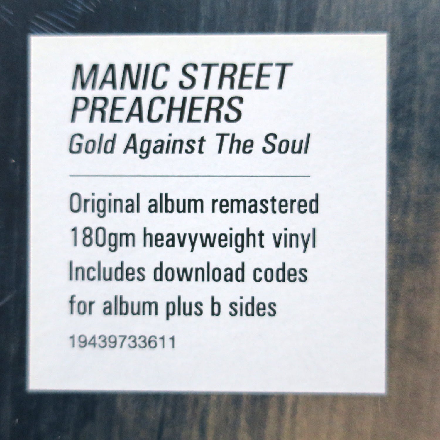 MANIC STREET PREACHERS Gold Against The Soul Remastered 180g