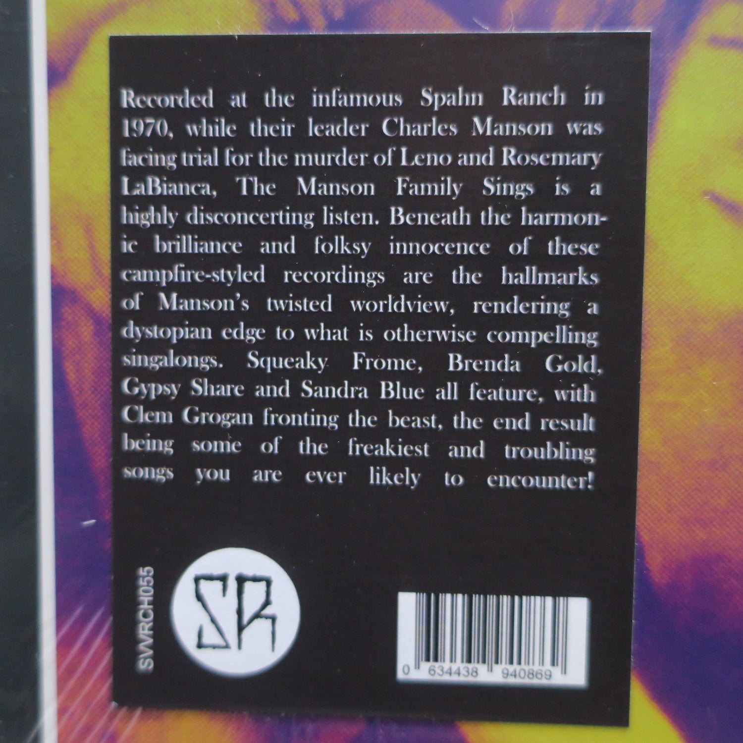 MANSON FAMILY 'Manson Family Sings The Songs Of Charles Manson