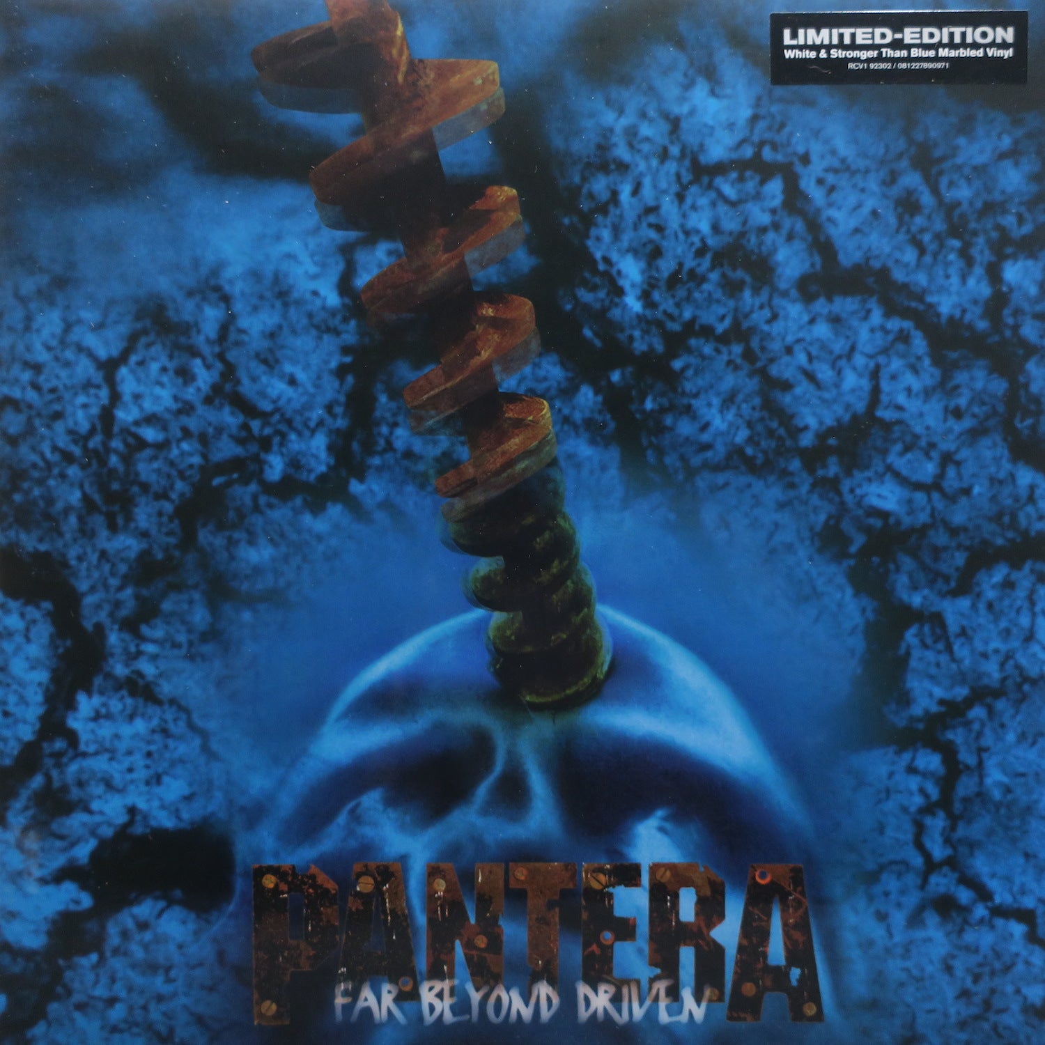 Pantera Far Beyond Driven Vinyl Record Limited Blue Marble fashion